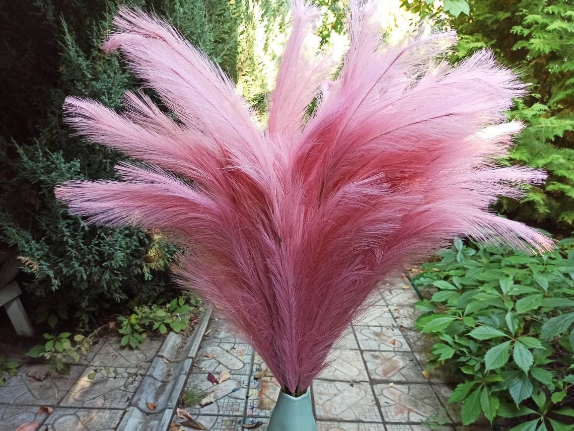 Artificial EXTRA Pampas Grass One1Stem 45InchesLong Etsy