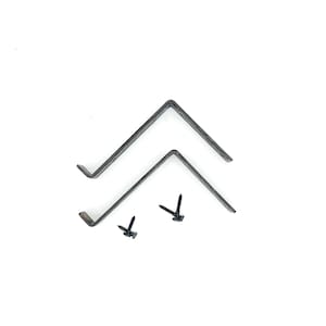 Hand-Forged Ironton Shelf Brackets (Set of Two)