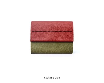 Leather Mini Wallet Etsy - small magnetic wallet trifold leather mini wallet minimal compact valentine s gift