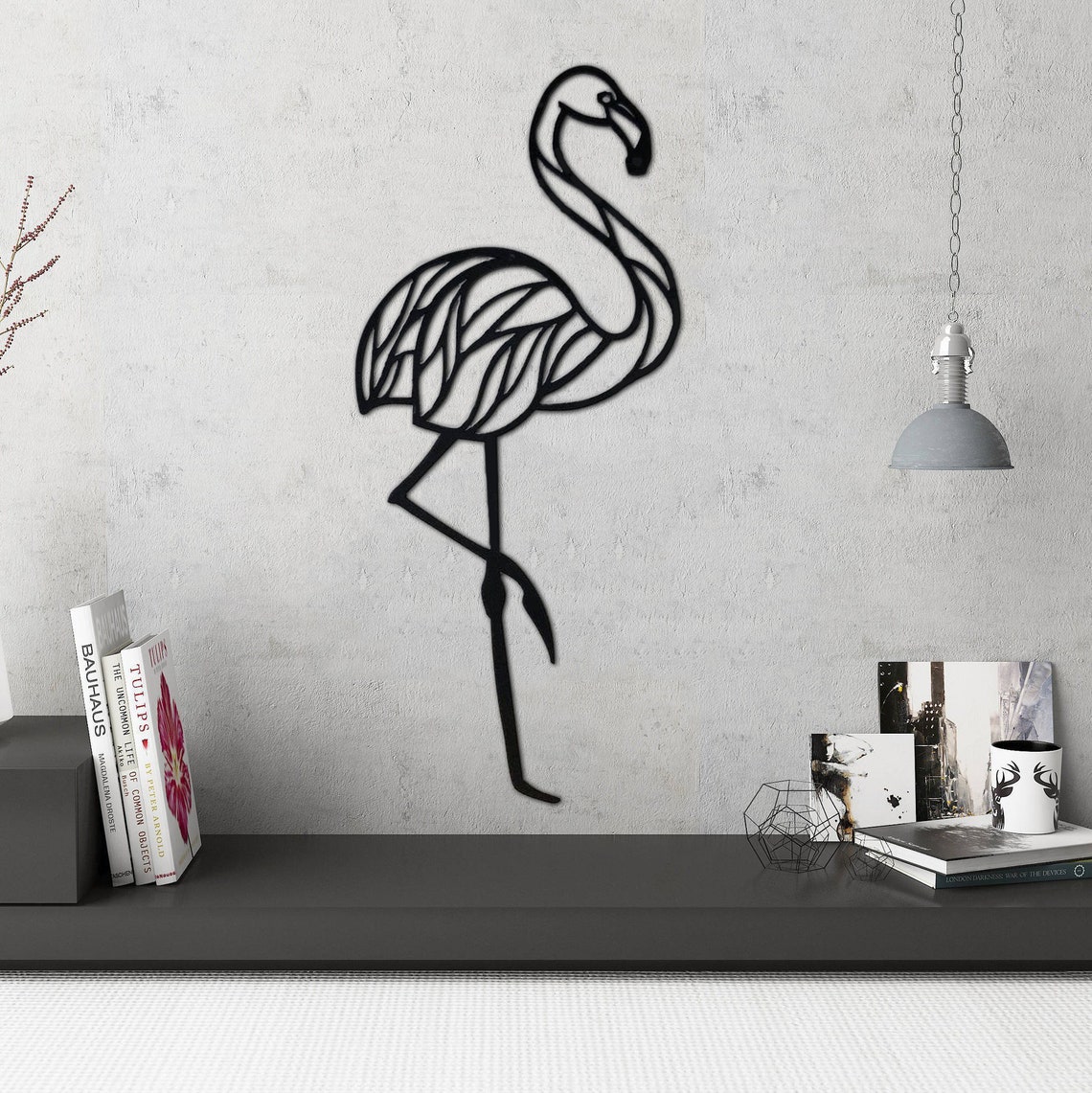 Flamingo Metal Wall Art Metal Wall Decor Flamingo Wood Sign Etsy
