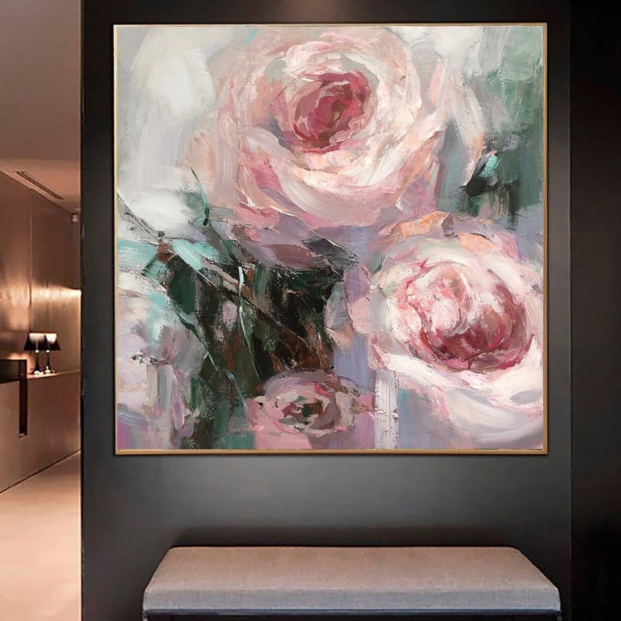 Flower Wall Art Canvas 