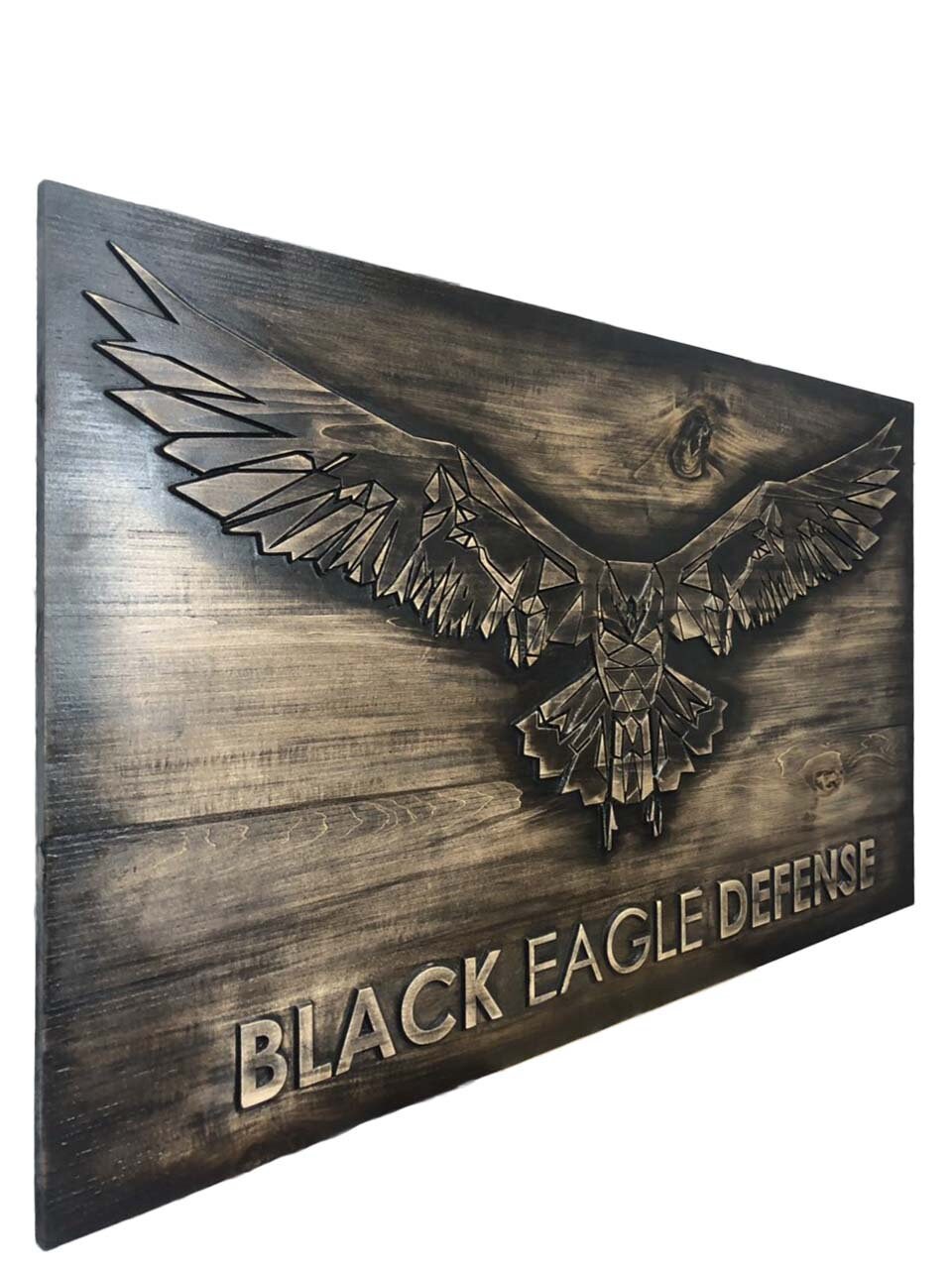 Eagle Wood Wall Art Large Wall Hanging Eagle Wall Decor Carve Etsy