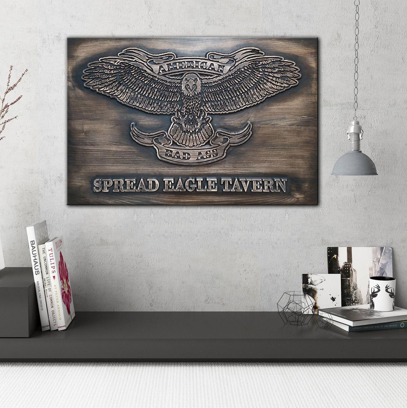 Eagle Wall Decor Eagle Wood Wall Art Large Wall Hanging Carve Etsy