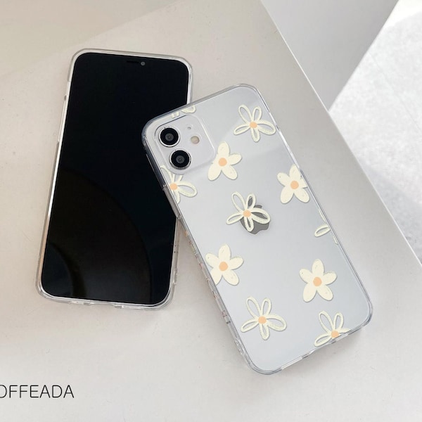 Daisies clear case for Google Pixel 6 pro pixel 5a pixel 4a 5g google pixel 4 3 xl pixel 3a case OnePlus 9 pro 8t OnePlus Nord cfd144