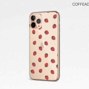 Étui transparent fraises pour Google Pixel 7a 6 pro pixel 6a 5a étui google pixel 4a 5g google pixel 4 3 xl pixel 3a OnePlus 9 pro 8t cfd143 image 4