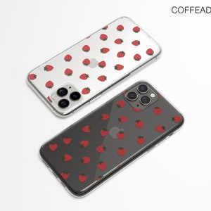 Étui transparent fraises pour Google Pixel 7a 6 pro pixel 6a 5a étui google pixel 4a 5g google pixel 4 3 xl pixel 3a OnePlus 9 pro 8t cfd143 image 3