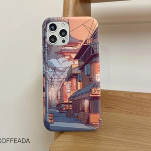 Landscape Japan case for Samsung S22 Samsung S21 Ultra Samsung S20 FE Galaxy S20 Plus Samsung S8 S10 galaxy A72 A50 Samsung Note 20 cfd180 image 3