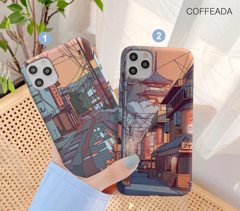 Landscape Japan case for Samsung S22 Samsung S21 Ultra Samsung S20 FE Galaxy S20 Plus Samsung S8 S10 galaxy A72 A50 Samsung Note 20 cfd180 image 1