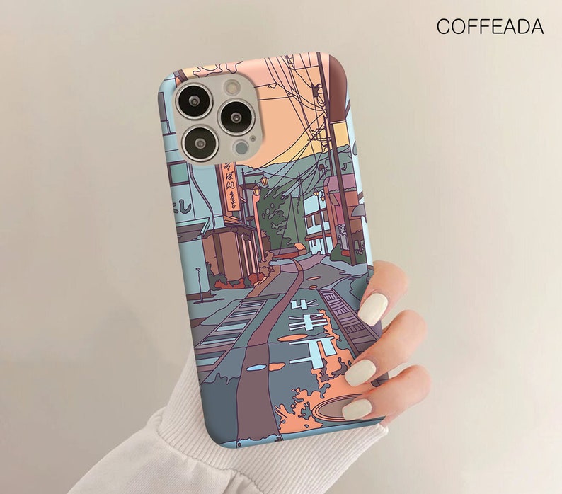 Landscape Japan case for Samsung S22 Samsung S21 Ultra Samsung S20 FE Galaxy S20 Plus Samsung S8 S10 galaxy A72 A50 Samsung Note 20 cfd180 image 4