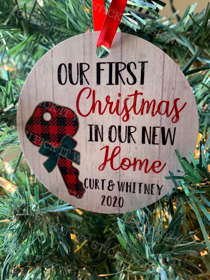 Our First Christmas In Our New Home Ornament 1st Christmas Ornament