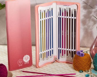 Knitting Needle Set (8 pairs) can be PERSONALISED. For the serious Knitter.