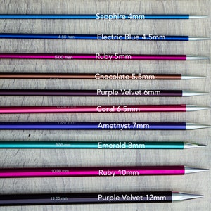 Knitters Love Personalised Quality Knitting Needles LASER etched with your message ... For all of the Special Occasions image 10