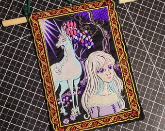 Last Unicorn Small Tapestry