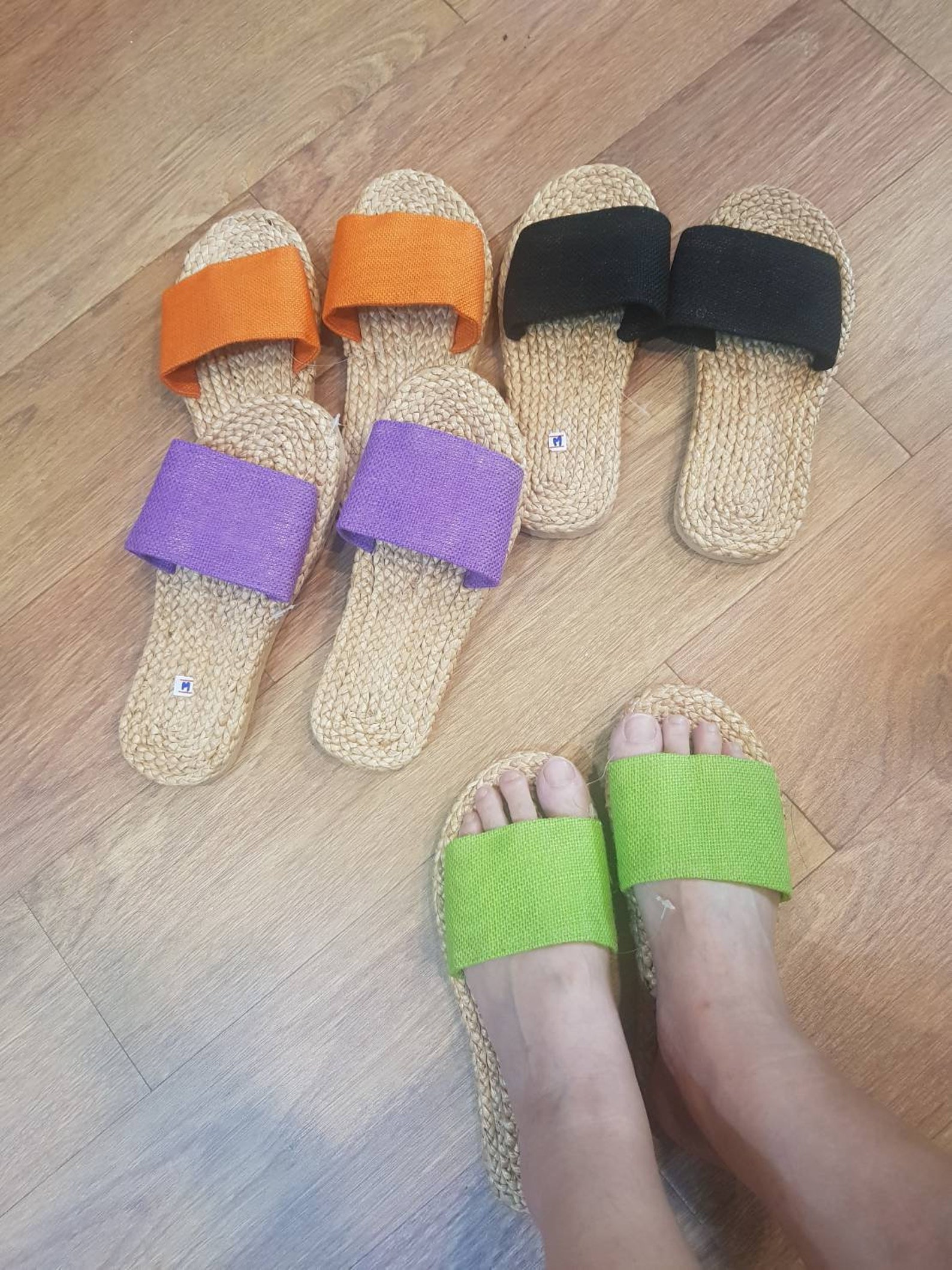 seagrass slippers