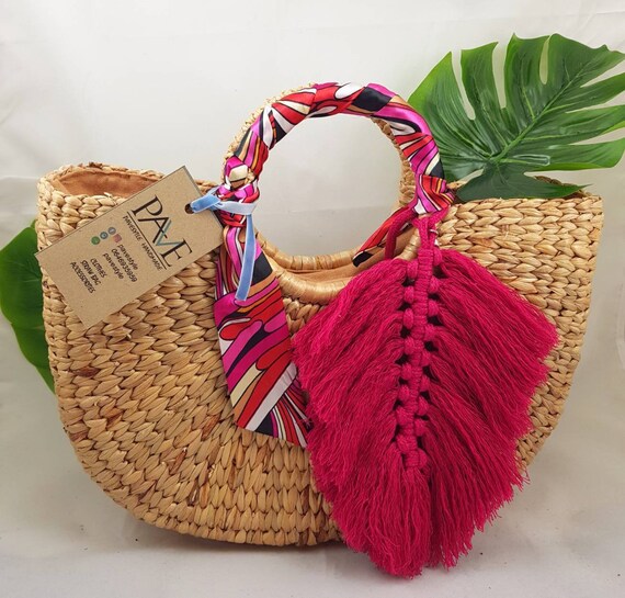 beach woven bag