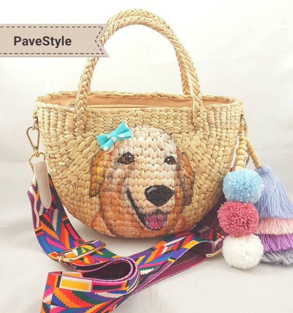 beach bag rattan