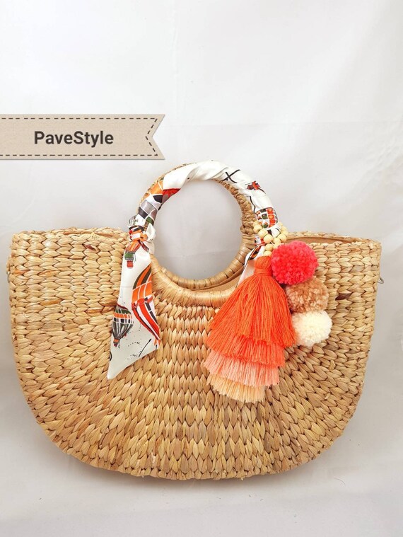 straw beach bag