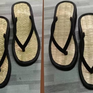 Mariée sandales, sandales bohèmes en paille, chaussures en raphia, sandales aux pieds nus, chaussures de mariage sur la plage, chaussons d&#39;hôtel, chaussures de mariée, grec ancien