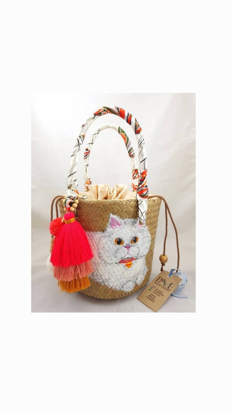 rattan beach bag