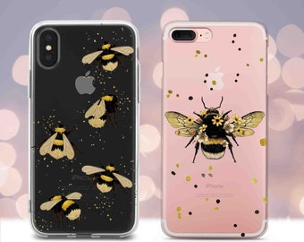Bee iPhone case SE 8 Plus X XR XS 11 12 14 15 Pro Max Beetle Samsung Galaxy case S10 S20 S21 S22 S23 Google pixel case Bee phone case Beetle