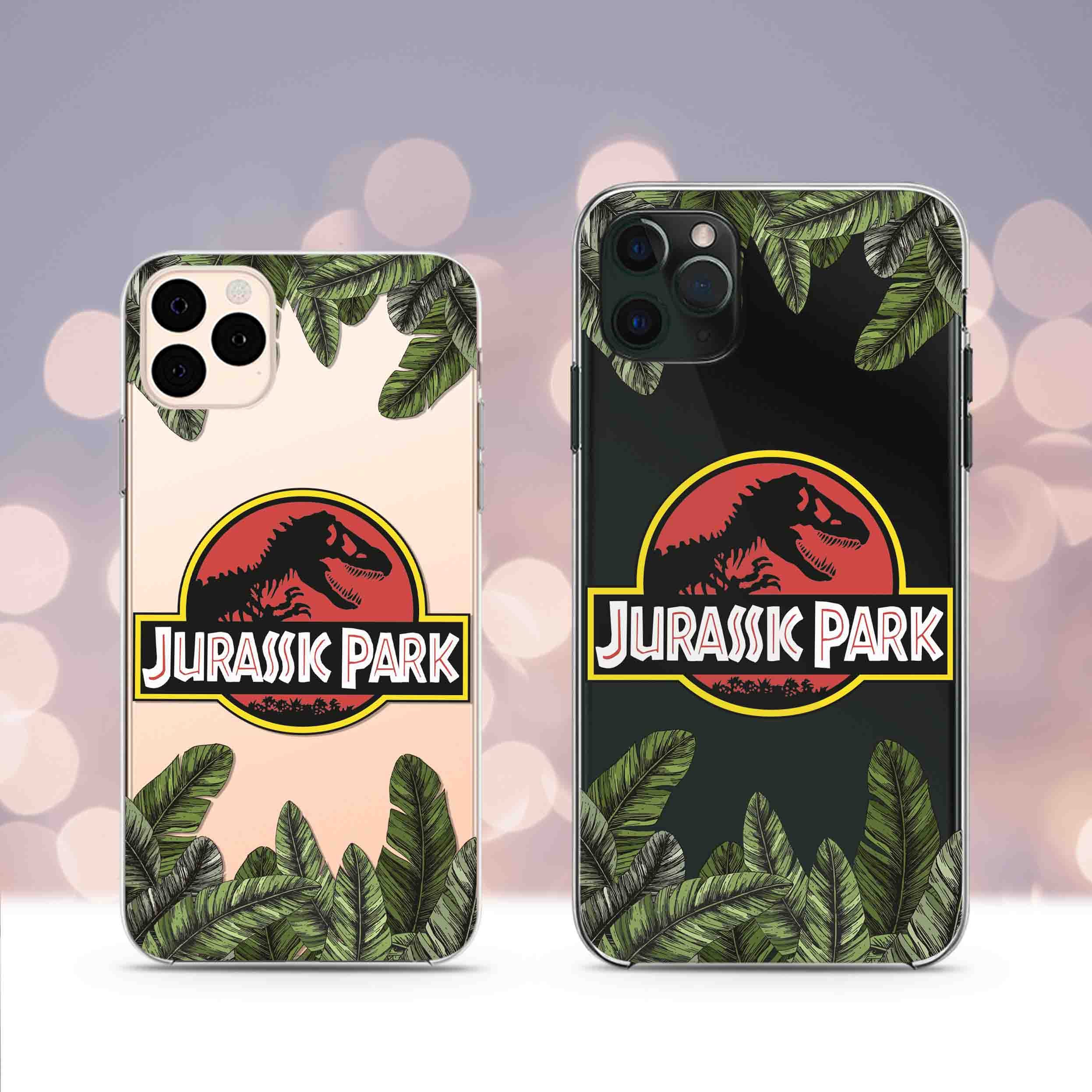Jurassic Park Phone Case: Dinosaur Movie Poster, TPU Protective Cover