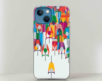 Funda de TPU para teléfono con diseño de ciclista: Diseño de líder ciclista