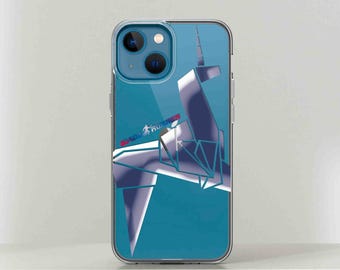 Funda protectora de TPU para teléfono con diseño de película de terror retro VHS