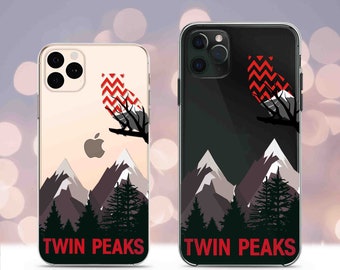 Twin Peaks-telefoonhoesje: horrorfilmposterkunst