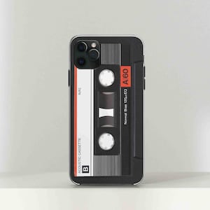 Retro iPhone 16 15 14 13 12 11 Pro Max SE case, Tapes Google Pixel 9 Pro case, Cassette Samsung Galaxy S23 S24 Ultra case