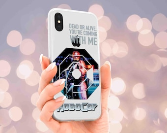 Funda de TPU con la imagen de RoboCop: iPhone, Google Pixel y Samsung