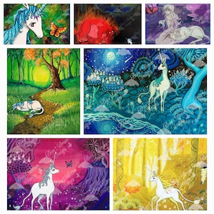 The Last Unicorn Art Print (Select One)
