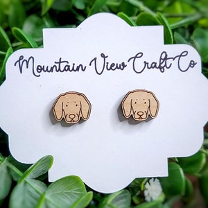 Cute Dachshund Stud Earrings, Dachshund Gifts, Dachshund Jewelry, Minimalist Stud Earrings, Hypoallergenic, Dog Accessories, Dog Mom