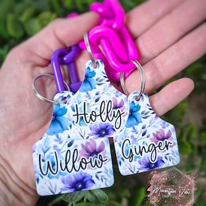 Personalized Goat Name Tag, Livestock Name tag, goat identification tag, goat ID tag, livestock ID tag, show goat supplies, cattle tag