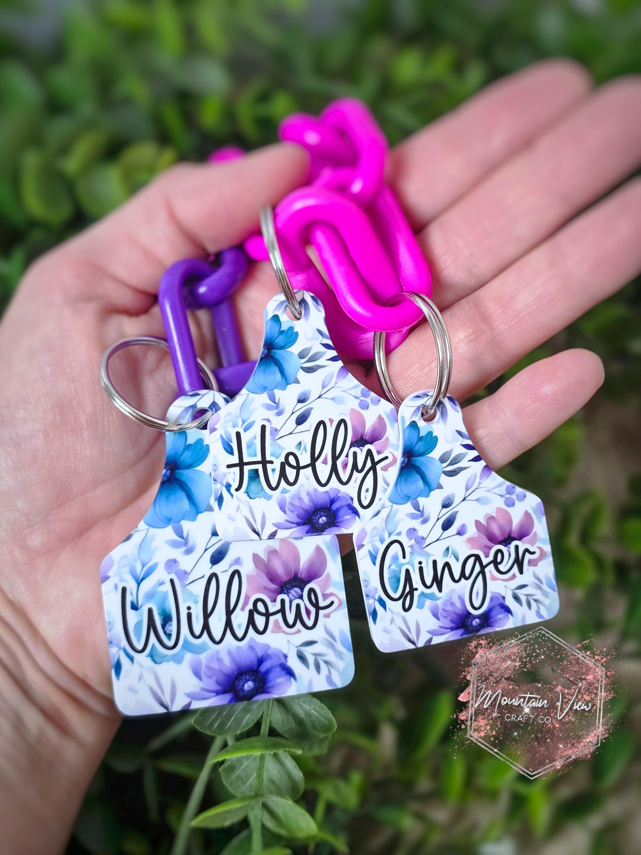 Personalized Goat Name Tag, Livestock Name tag, goat identification tag, goat ID tag, livestock ID tag, show goat supplies, cattle tag