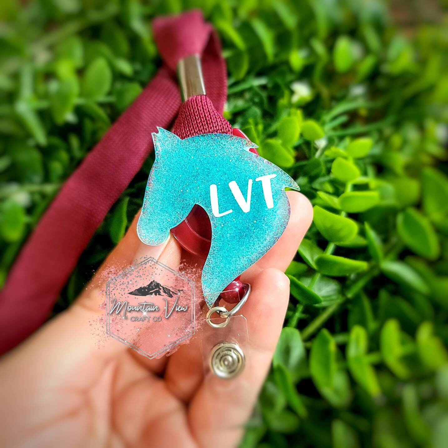 Customizable Horse Glitter Badge Reel, horse badge reel, decorative badge holder, horse lanyard, horse accessories, horse mom gifts