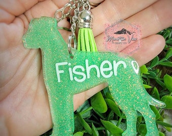 Customizable Great Dane Glittter Keychain, Personalized Great Dane Keychain, Great Dane Mom, Great Dane Gifts, Great Dane Mama