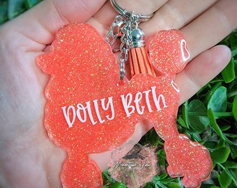 Customizable Poodle Keychain, Personalized Poodle Keychain, Poodle Mom, Poodle Gifts, Poodle Lover, Standard Poodle Gifts, Poodle Mama Gifts