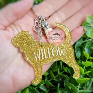 Customizable Bloodhound Glittter Keychain, Personalized Bloodhound Keychain, Bloodhound Mama, Personalized Bloodhound gifts, Bloodhound Mom