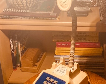 Upcycled Telephone Lamp, Unique Lamp, Quirky Decor, Unique Gift, Desk Lamp, Telephone, Vintage Decor, Lighting