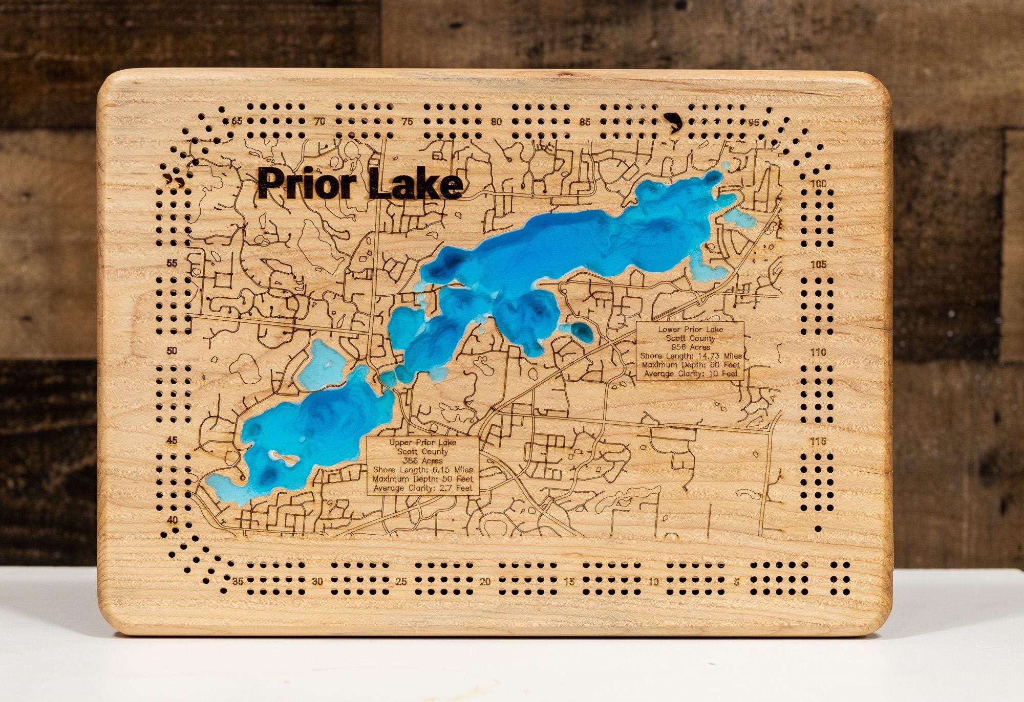 Ross Barnett Reservoir 3D Wood Map: Mississippi Lake Art - Etsy