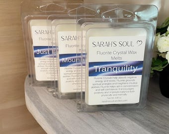 Fluorite Crystal Wax Melts: Positive Energy