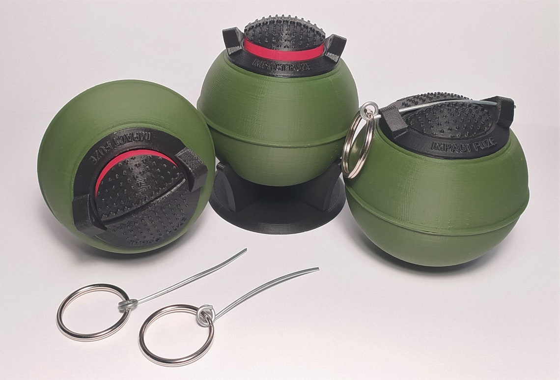 Impact grenade Cosplay 3D printed replica Etsy