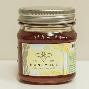 Raw Wildflower Honey | Mason Jar Container | Hope on the Hill | Container Honey | Raw Wildflower Honey | Teen Challenge