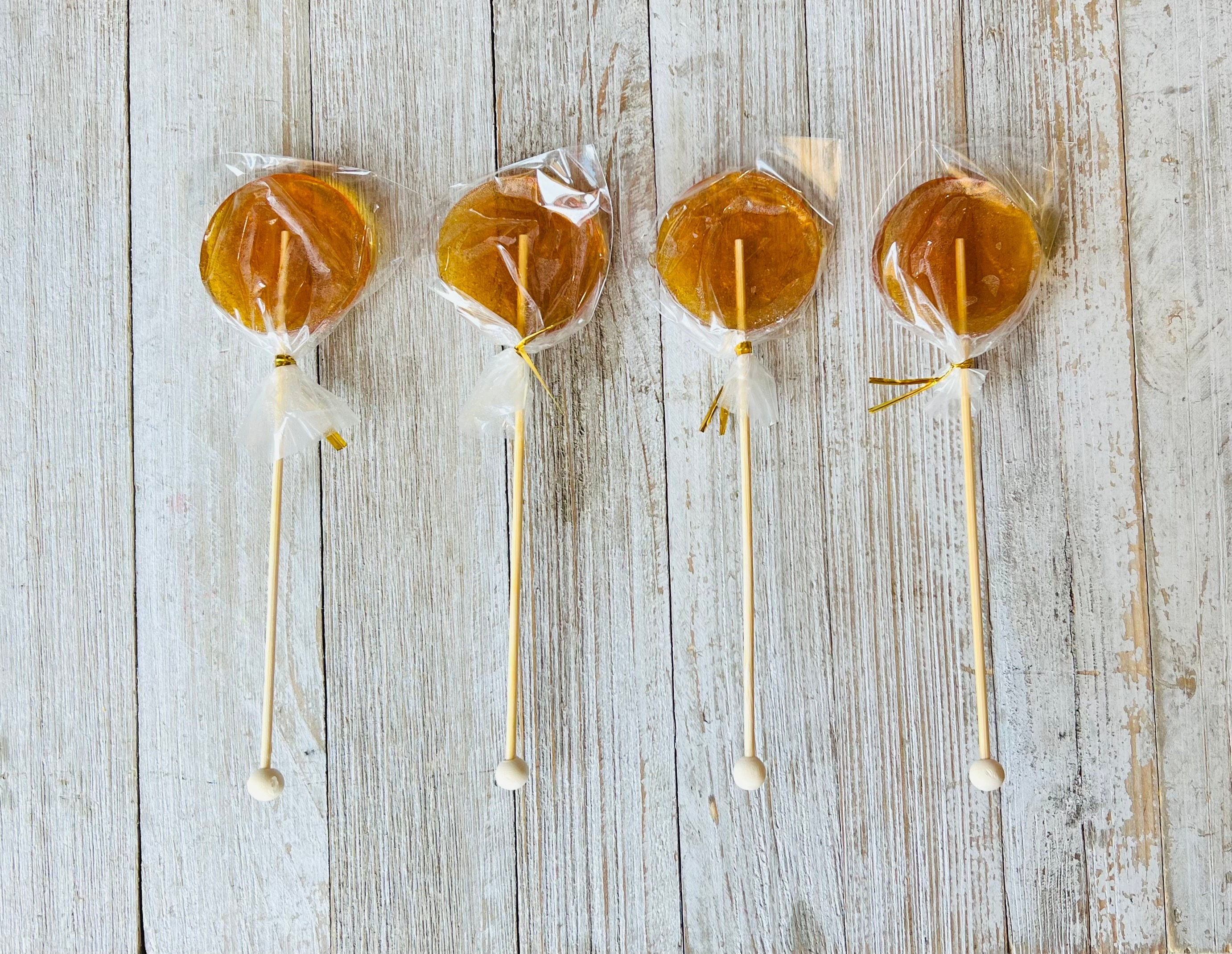 Assorted Honey Lollipops Wildflower, Lavender, Habanero Lollipops