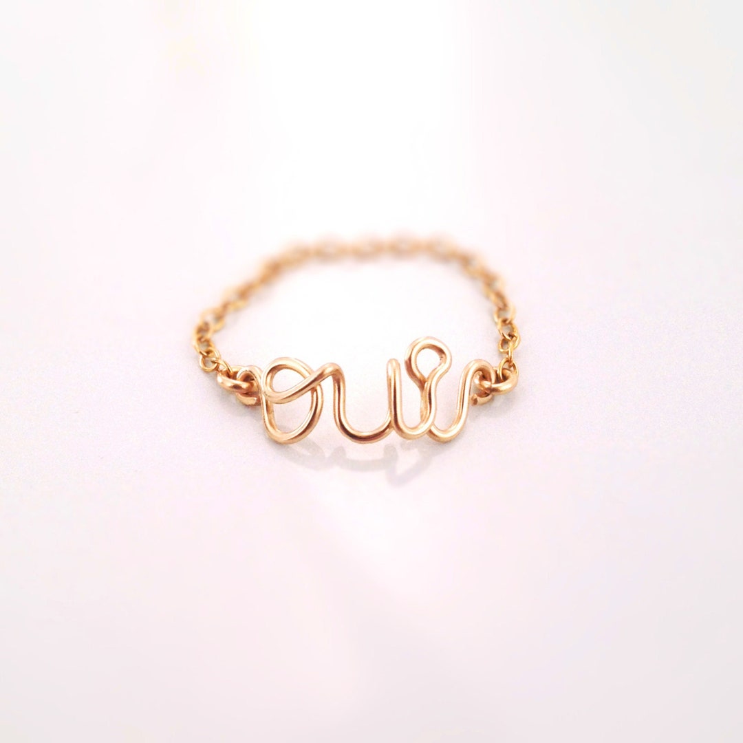 Yes Ring Yes Ring, Customizable Jewelry, Word, Initial, Engagement, Valentine's ...