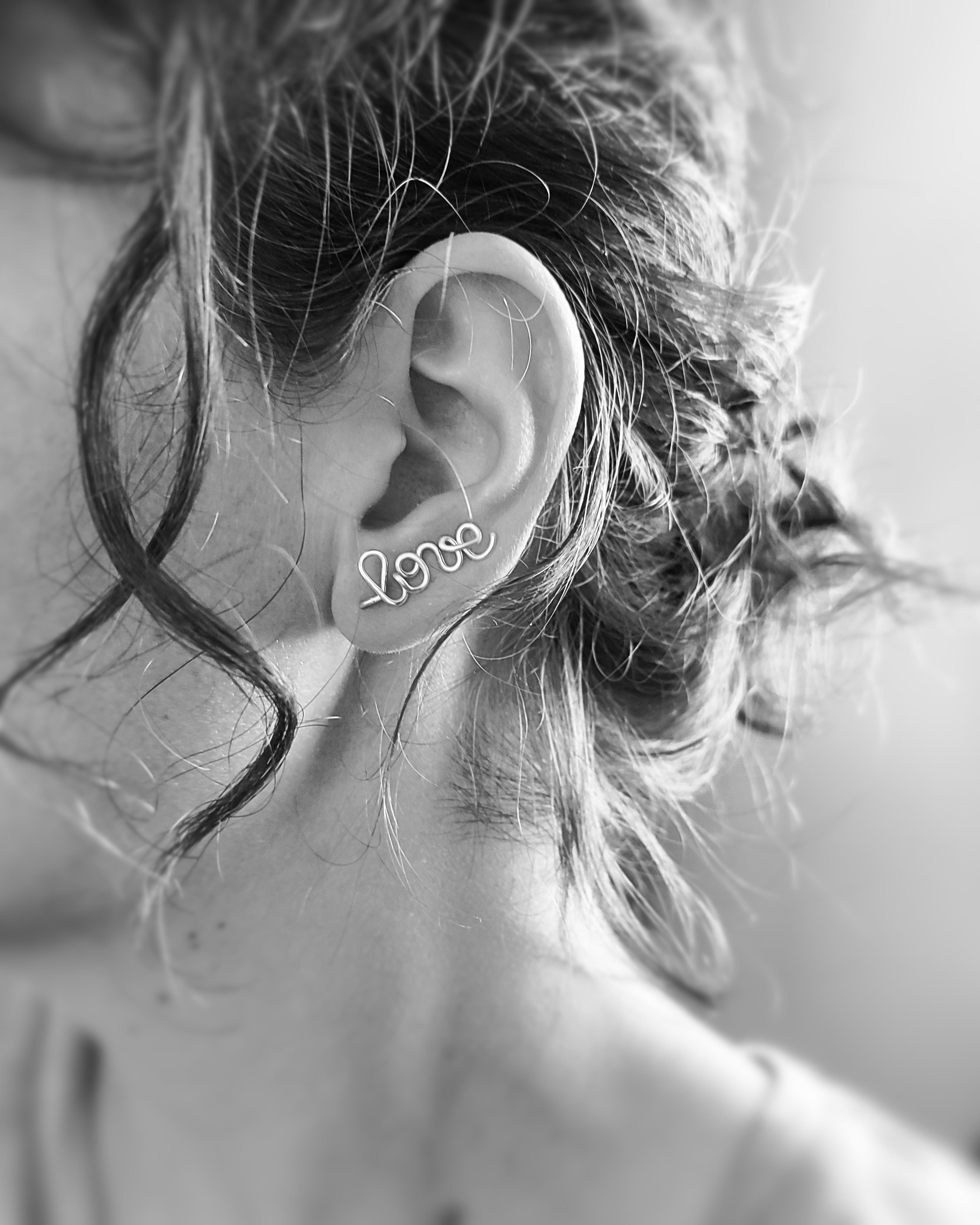 Puces d'Oreilles Argent et Oxydes Verts Céleste