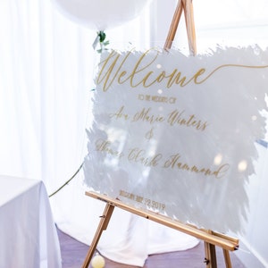 DIY Welcome Sign - decals only - personalized weddings/bridal shower/baby shower/birthday party/graduation