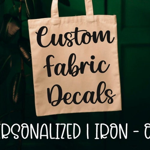 Custom Iron on Decals for Tshirts Personalized Heat Etsy