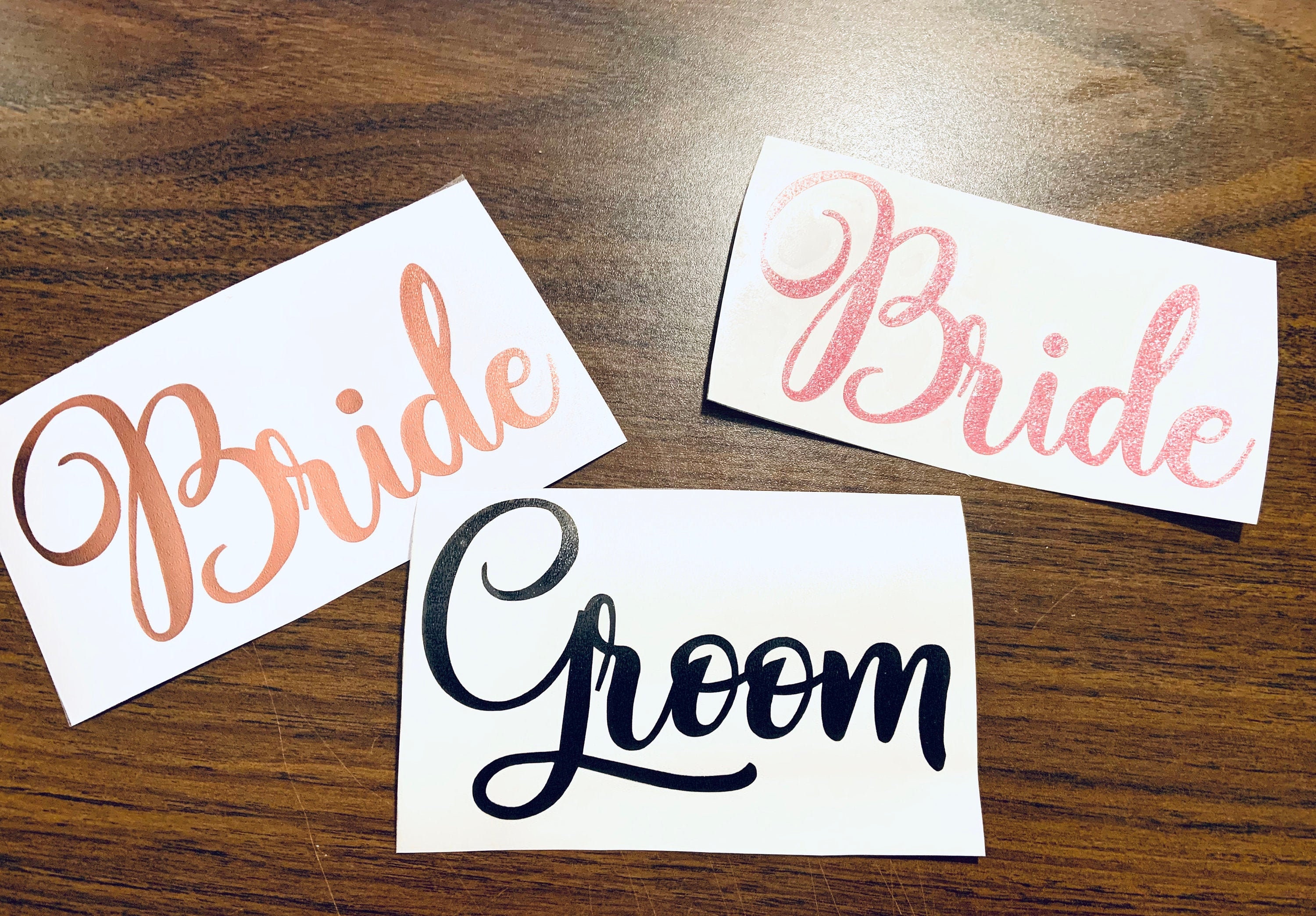 Personalized Wedding Decals Custom Decals Wedding Sticker Etsy