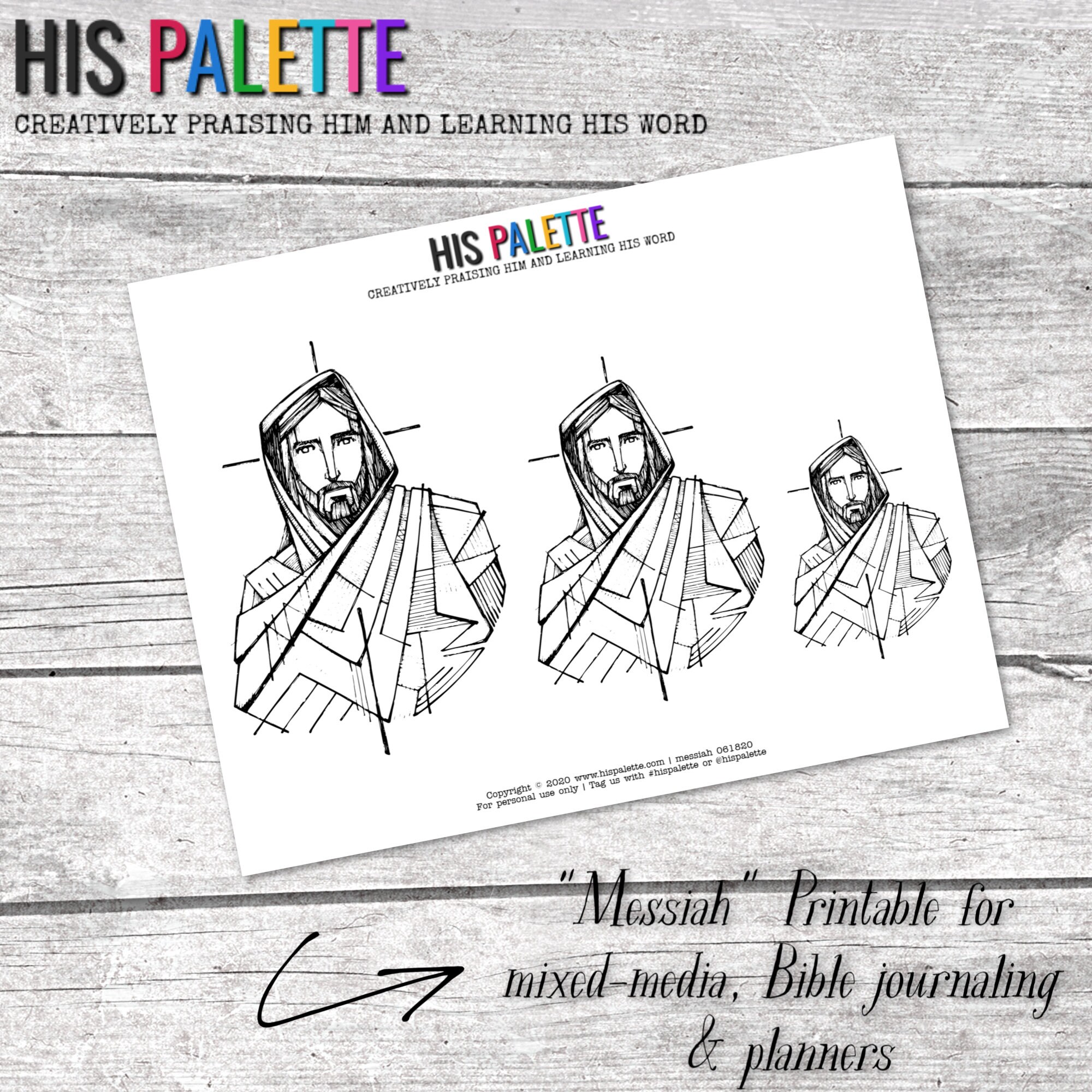 Messiah Template His Palette -